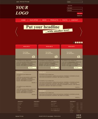 duyarlı web düzeni şablonu için iş veya kar amacı gütmeyen organi