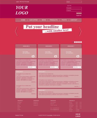 duyarlı web düzeni şablonu için iş veya kar amacı gütmeyen organi
