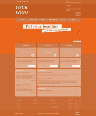 duyarlı web düzeni şablonu için iş veya kar amacı gütmeyen organi