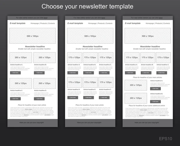 Duyarlı bülten şablonu için iş veya kar amacı gütmeyen organi