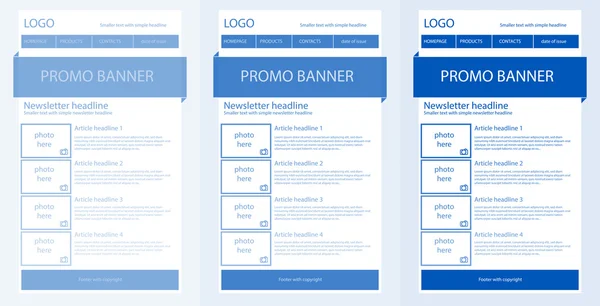 Duyarlı bülten şablonu için iş veya kar amacı gütmeyen organi