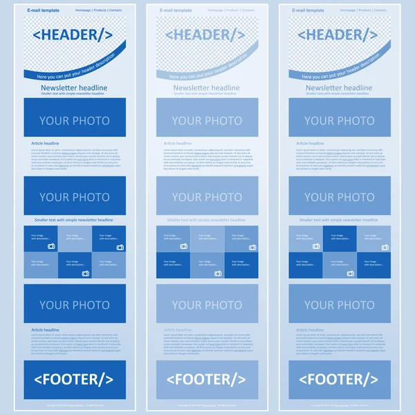 Duyarlı bülten şablonu için iş veya kar amacı gütmeyen organi