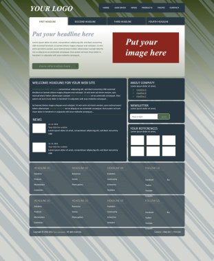 duyarlı web düzeni şablonu için iş veya kar amacı gütmeyen organi