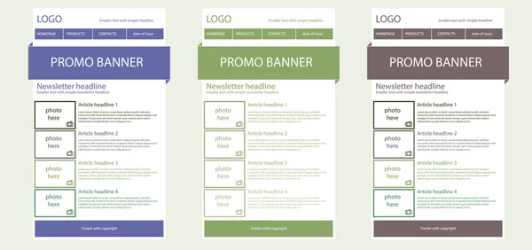 Duyarlı bülten şablonu için iş veya kar amacı gütmeyen organi
