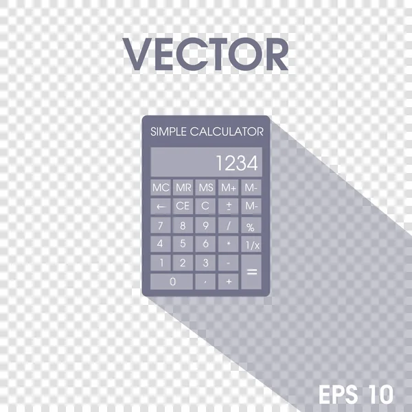 Прості векторні калькулятор — стоковий вектор