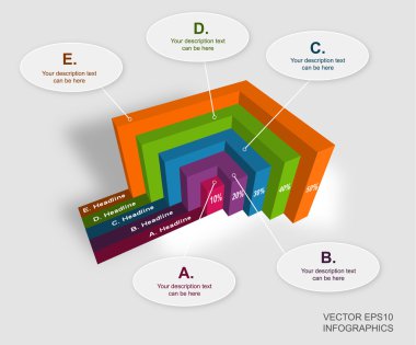 yaratıcı vektör infographics diyagramı
