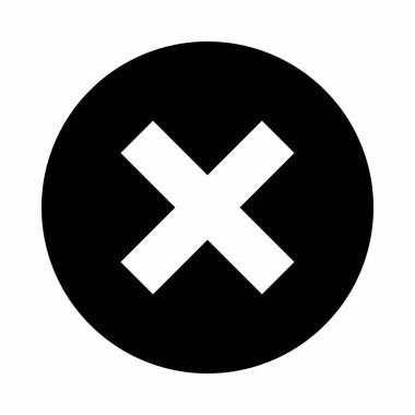 Yanlış notlar, yanlış işaretler, reddedilmiş, onaylanmamış, hayır, yanlış, tamam değil, yanlış seçimler, görev tamamlama, oylama. - vektör işaretleri. Beyaz tasarım. İzole edilmiş bir ikon. Düz biçim vektör illüstrasyonu.