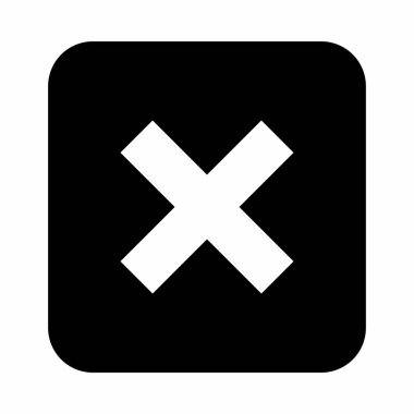 Yanlış notlar, yanlış işaretler, reddedilmiş, onaylanmamış, hayır, yanlış, tamam değil, yanlış seçimler, görev tamamlama, oylama. - vektör işaretleri. Beyaz tasarım. İzole edilmiş bir ikon. Düz biçim vektör illüstrasyonu.