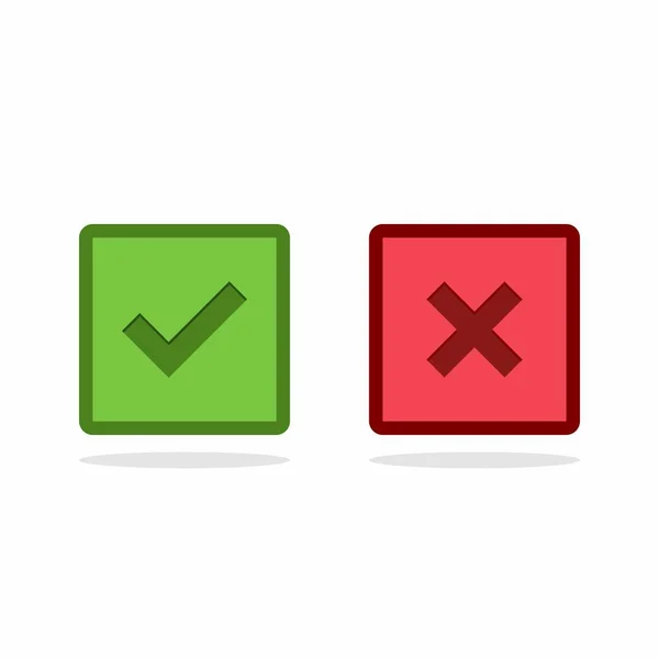 Checkmark Cross. Check and Wrong Icon. Graphic by DG-Studio · Creative  Fabrica