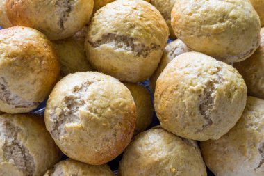 pişmiş ekmek ve buns fırın