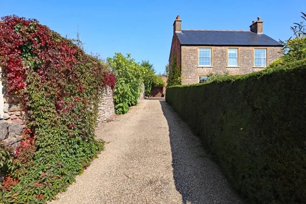 Eine Ruhige Fahrt Dorf Nether Stowey Somerset England — Stockfoto