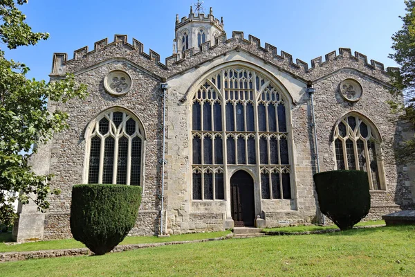 Imposante Façade Église Colyton Dans Devon — Photo