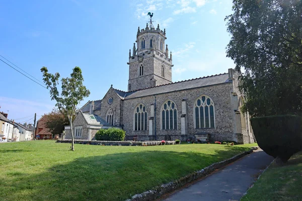 Église Paroissiale Dans Petite Ville Colyton Dans Devon — Photo