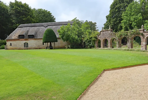 Dorchester Dorset August 2020 Ein Grabweg Führt Ein Englisches Herrenhaus — Stockfoto