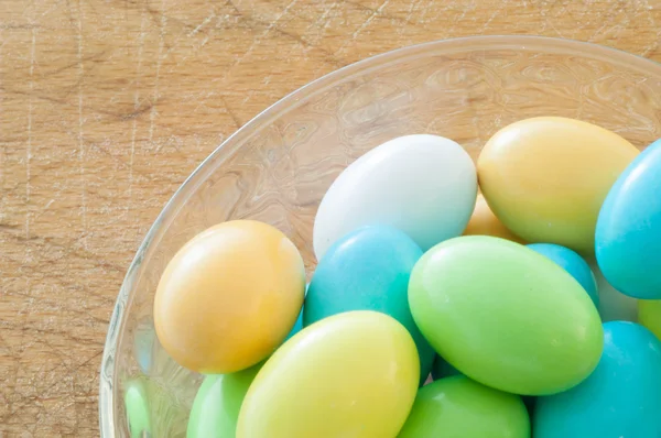 Huevos de chocolate para Pascua — Foto de Stock