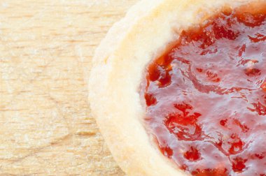 Makro ayrıntı Ahududu reçeli