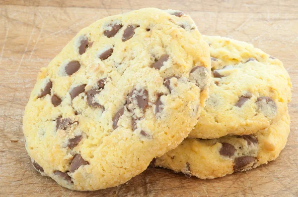 Big chocolate cookies — Stock Photo, Image