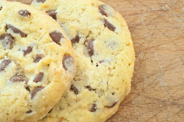 Big chocolate cookies — Stock Photo, Image