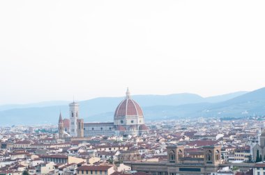 güzel gün doğumu kilisede Floransa