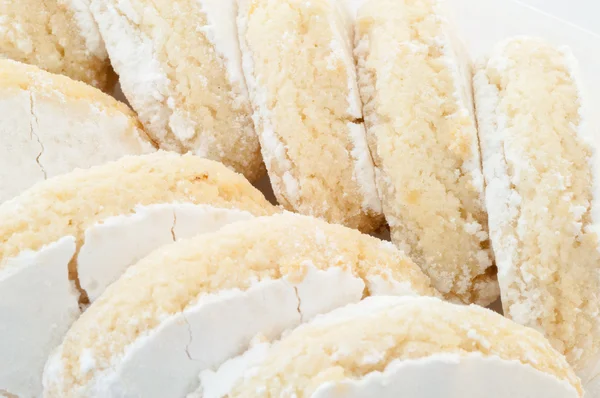 Söta italienska ricciarelli — Stockfoto