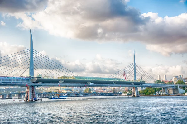 Bridge of Istanbul Royalty Free Stock Images