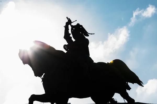 Statue de l'emanuele filiberto à Turin — Photo