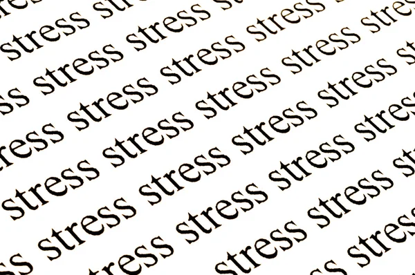 Stressstress STRESS – stockfoto