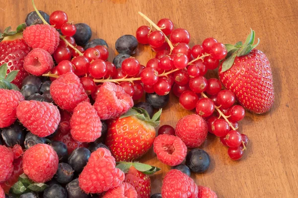 딸기의 아름 다운 배경 — 스톡 사진