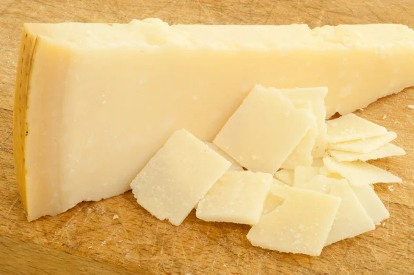 Background of parmesan flakes Stock Picture