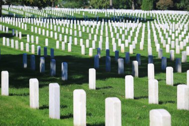 Washington 'da bir mezarlık.