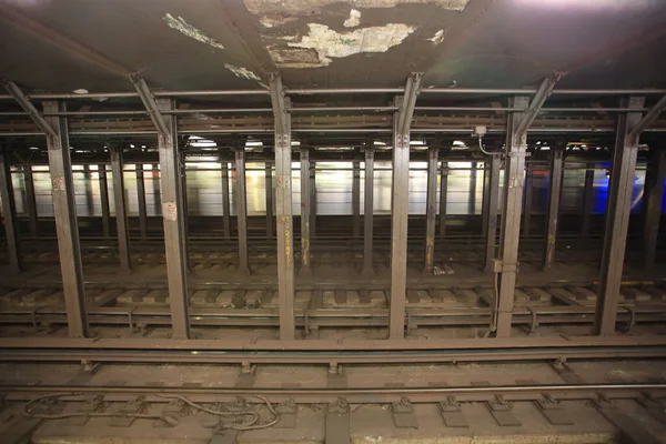 Interior Modern Building New York Subway — Φωτογραφία Αρχείου