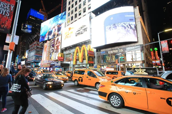 Time Square Nuit New York — Photo