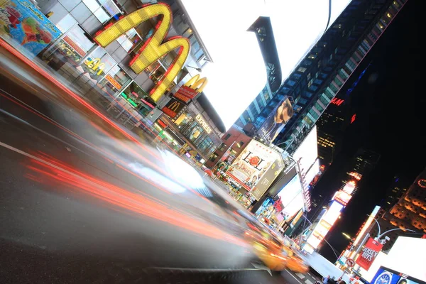 Time Square Nuit New York — Photo