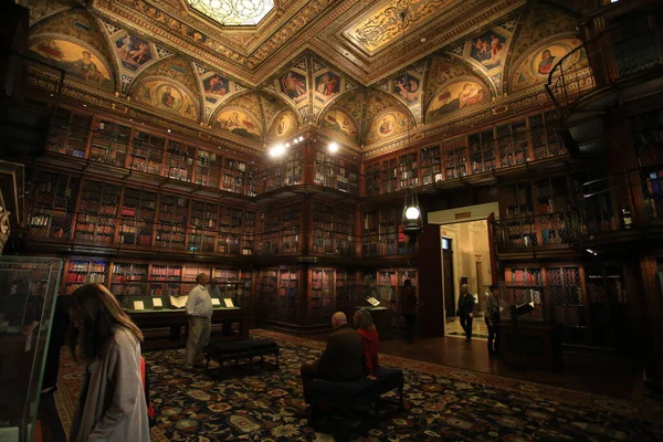 Morgan Bibliotheek Het Museum New York — Stockfoto