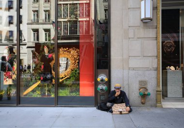 Barselona şehrinin caddesi