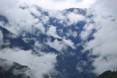 Dağların güzel manzarası