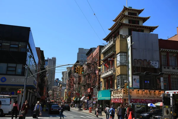 New York May 2019 Unidentified Chinese Shopping Market Manhattan Chinatown — Stock Photo, Image