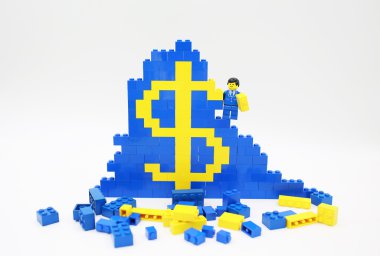 Hong Kong, 25 Mayıs: Studio atış Lego insanların birleşmek farklı sette 25 Mayıs 2015.Legos Hong Kong dan vardır Danimarka Lego Group tarafından üretilen plastik inşaat oyuncak popüler bir çizgi