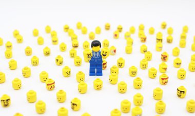 Legos plastik inşaat oyuncak popüler bir çizgi vardır