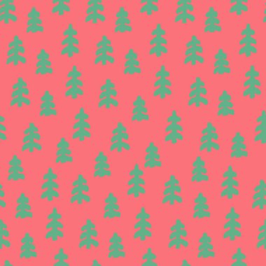 Kusursuz tekrarlayan desen parlak ve canlı Noel kombinasyonları Noel, karlı kış, gökyüzü konsepti. Hediye paketi, yüzey tasarımı ve diğer tasarım projeleri için vektör arkaplanı