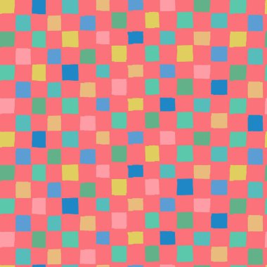 Kusursuz tekrarlayan desen parlak ve canlı Noel kombinasyonları Noel, karlı kış, gökyüzü konsepti. Hediye paketi, yüzey tasarımı ve diğer tasarım projeleri için vektör arkaplanı