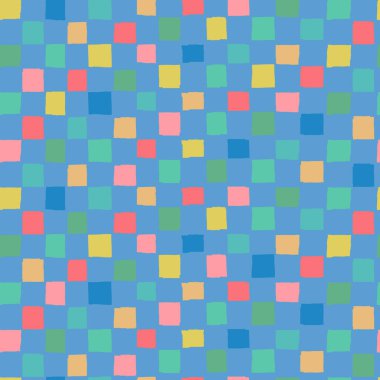 Kusursuz tekrarlayan desen parlak ve canlı Noel kombinasyonları Noel, karlı kış, gökyüzü konsepti. Hediye paketi, yüzey tasarımı ve diğer tasarım projeleri için vektör arkaplanı