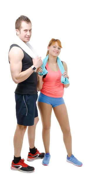 Hombre y mujer después del ejercicio físico —  Fotos de Stock