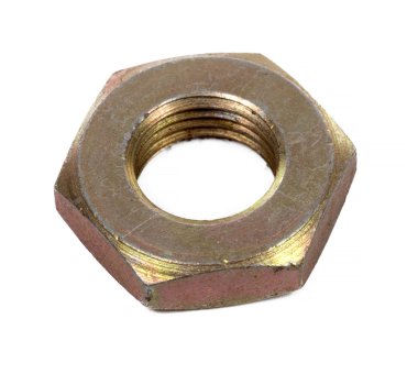 bir somun beyaz izole kapatmak 