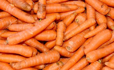 Organik havuç. Gıda arka plan. 