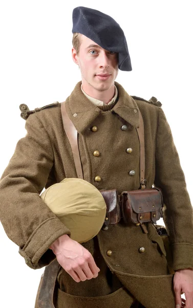 40s francuski żołnierz — Zdjęcie stockowe
