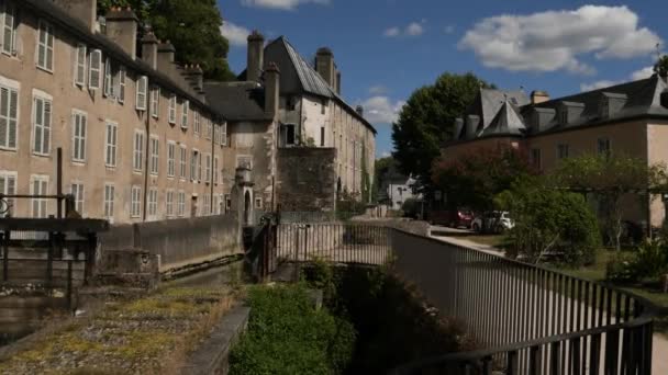 Vista Verão Cidade Francesa Pau — Vídeo de Stock