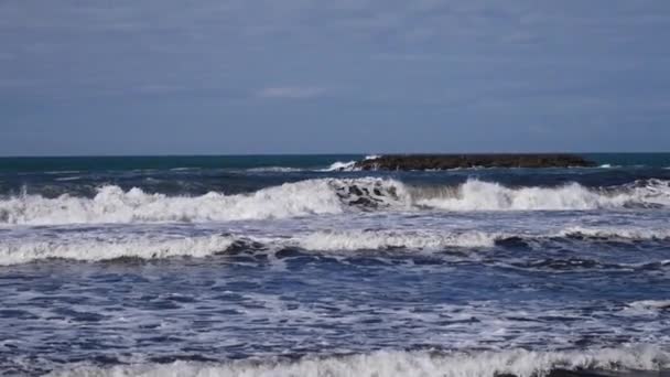 Mancha Surf Biarritz País Basco França — Vídeo de Stock