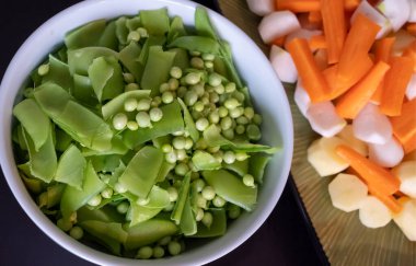 Taze taze taze bezelye.