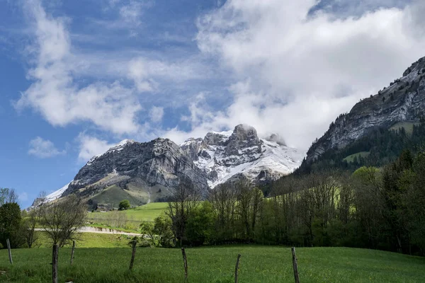 Widok Szczyt Tournette Pobliżu Jeziora Annecy — Zdjęcie stockowe